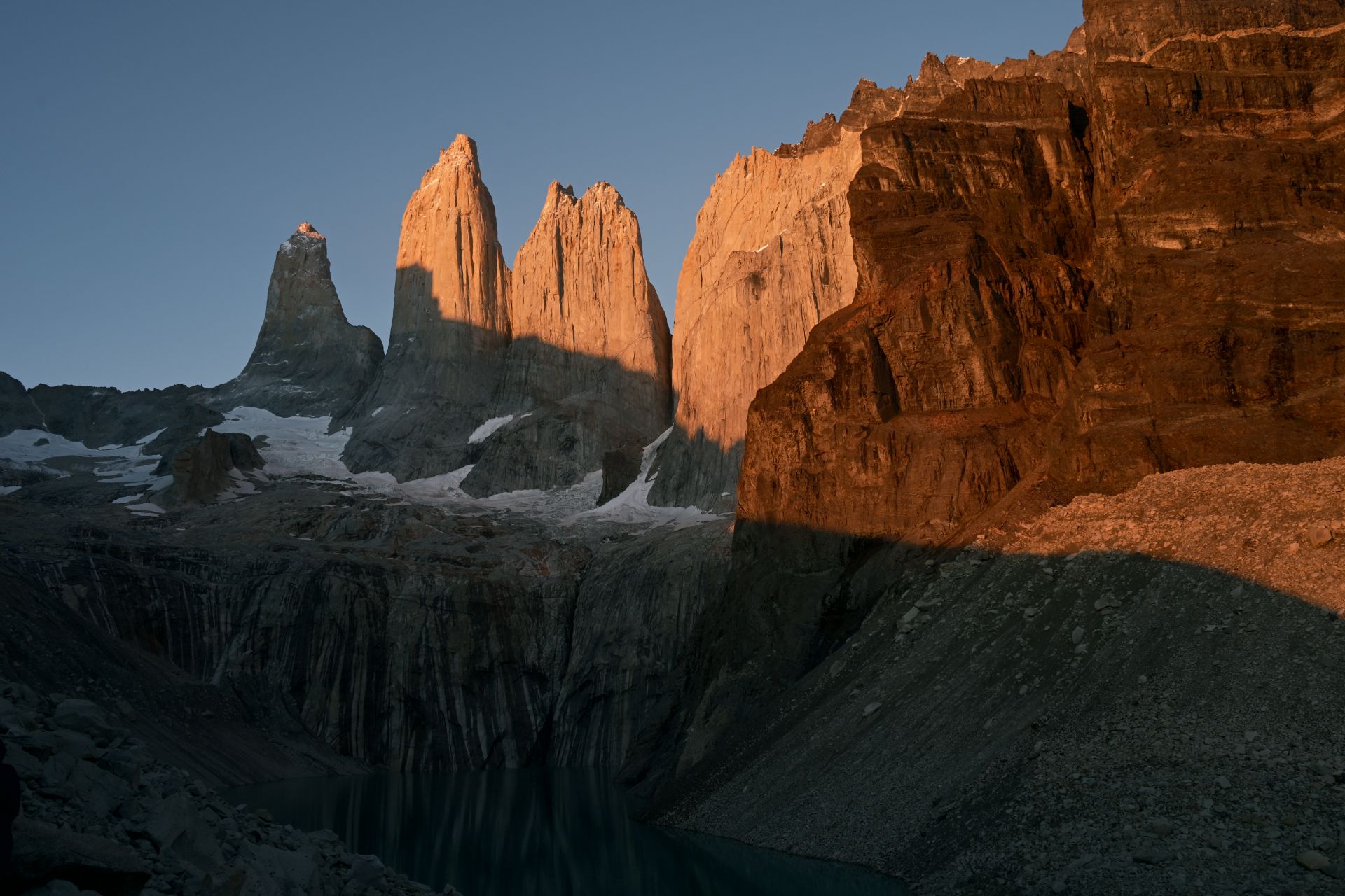 Sunrise at base camp