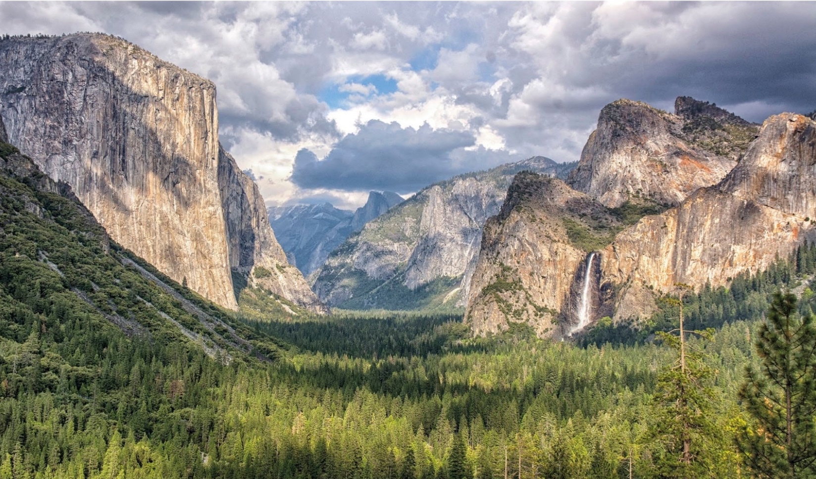 El Capitan and Half Dome